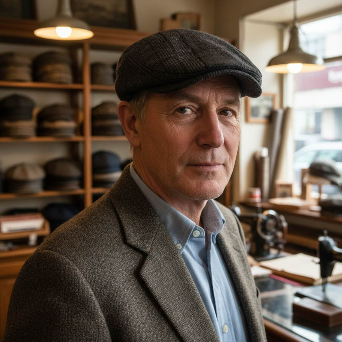 ALTON Checkered Flat Cap