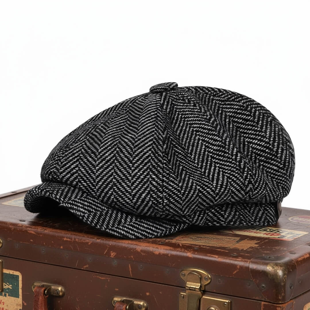 Cappello in Lana a Motivo Spina di Pesce | TUCSON