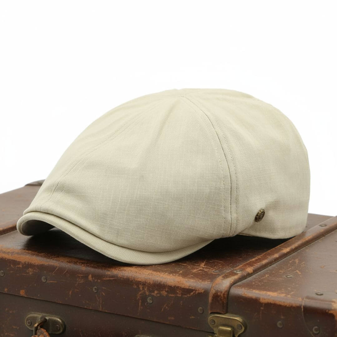 Atlanta Cappello Piatto in Cotone Spazzolato