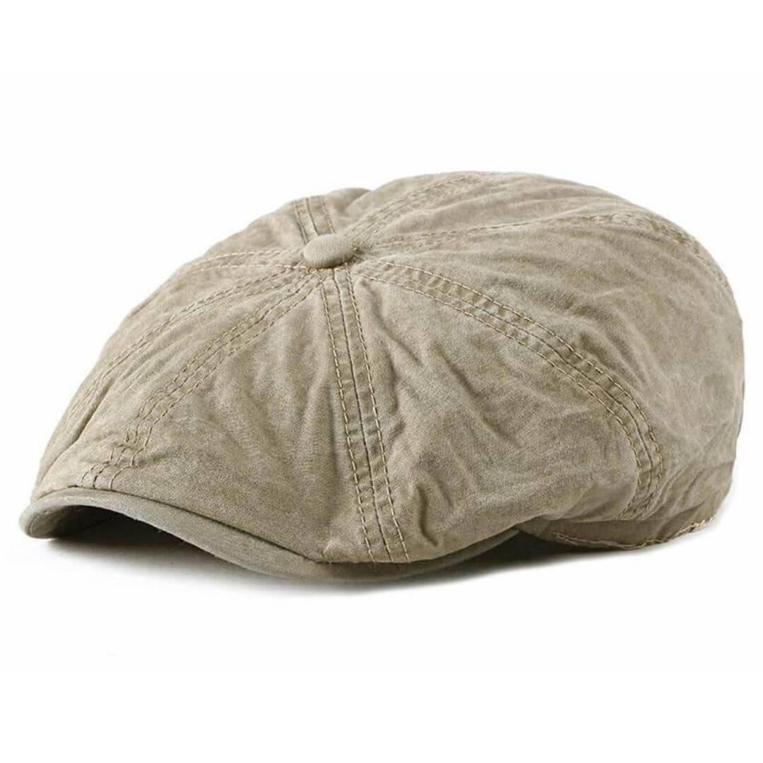 Malibu Washed Cotton Newsboy Cap