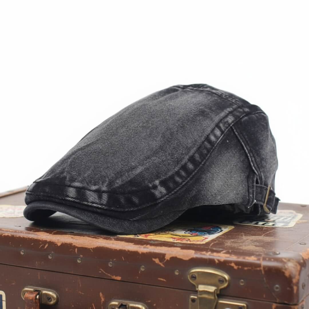 LOGAN Lavato Denim Flat Cap