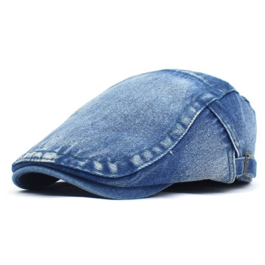 LOGAN Lavato Denim Flat Cap