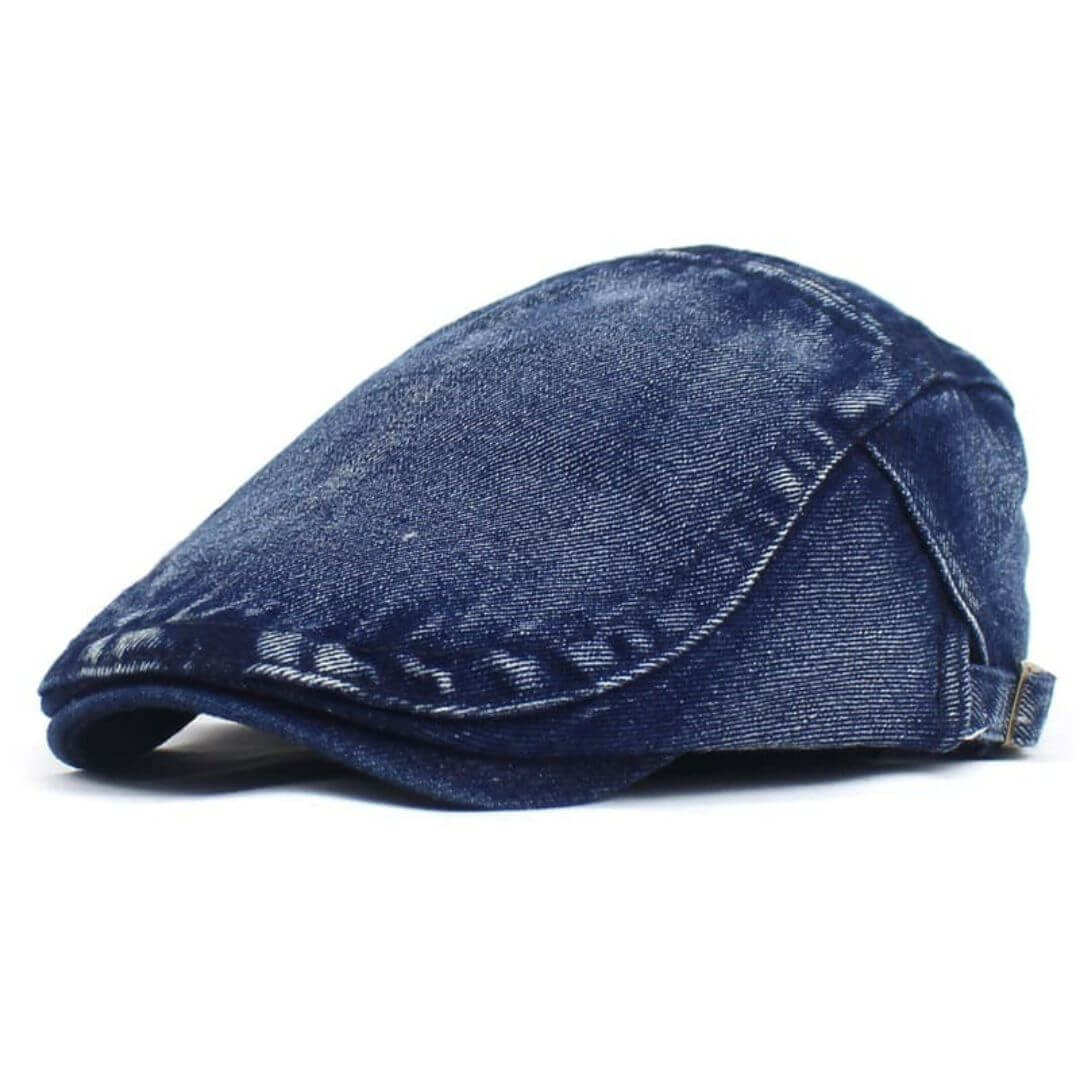 LOGAN Lavato Denim Flat Cap