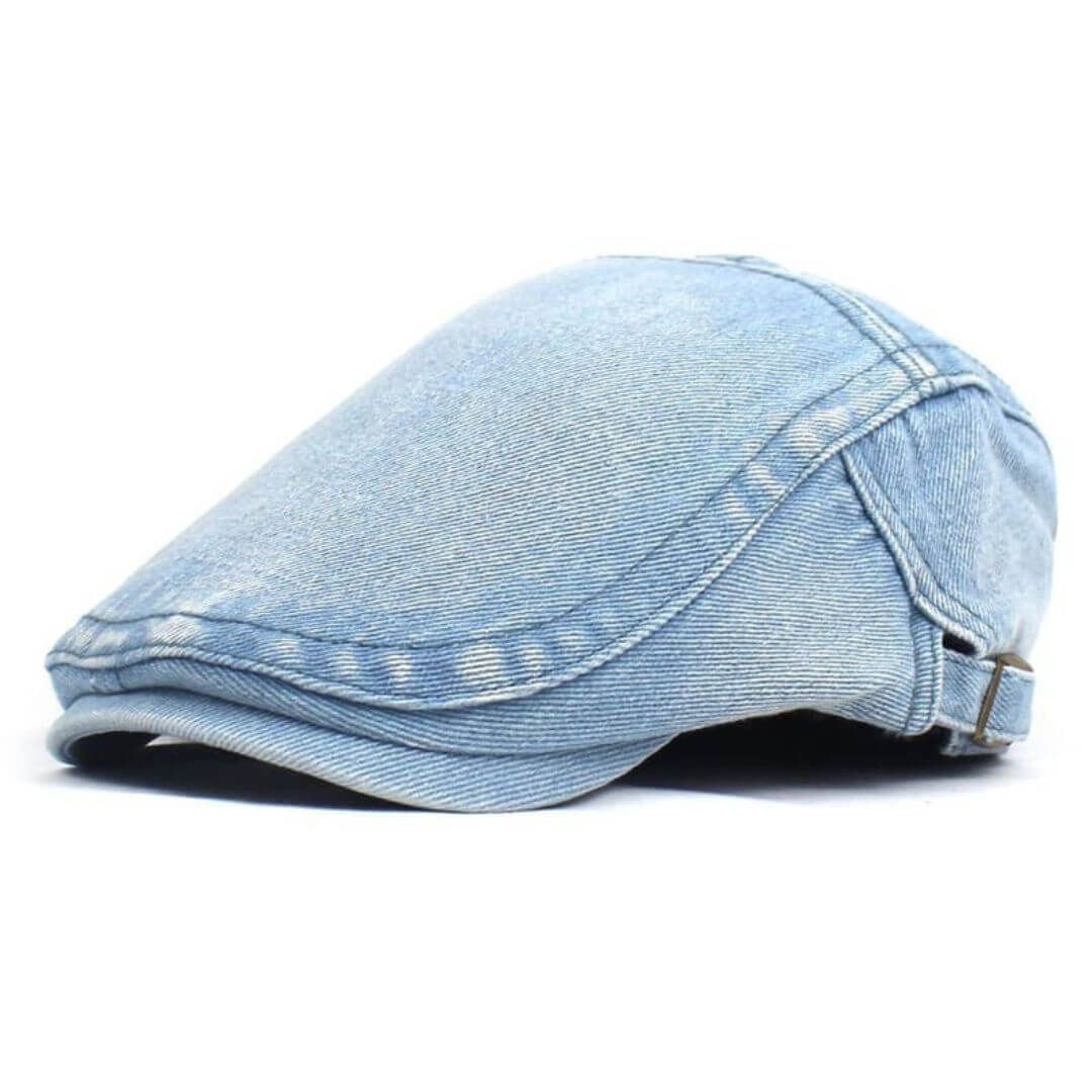 LOGAN Lavato Denim Flat Cap