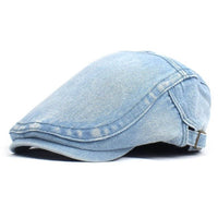 LOGAN Lavato Denim Flat Cap