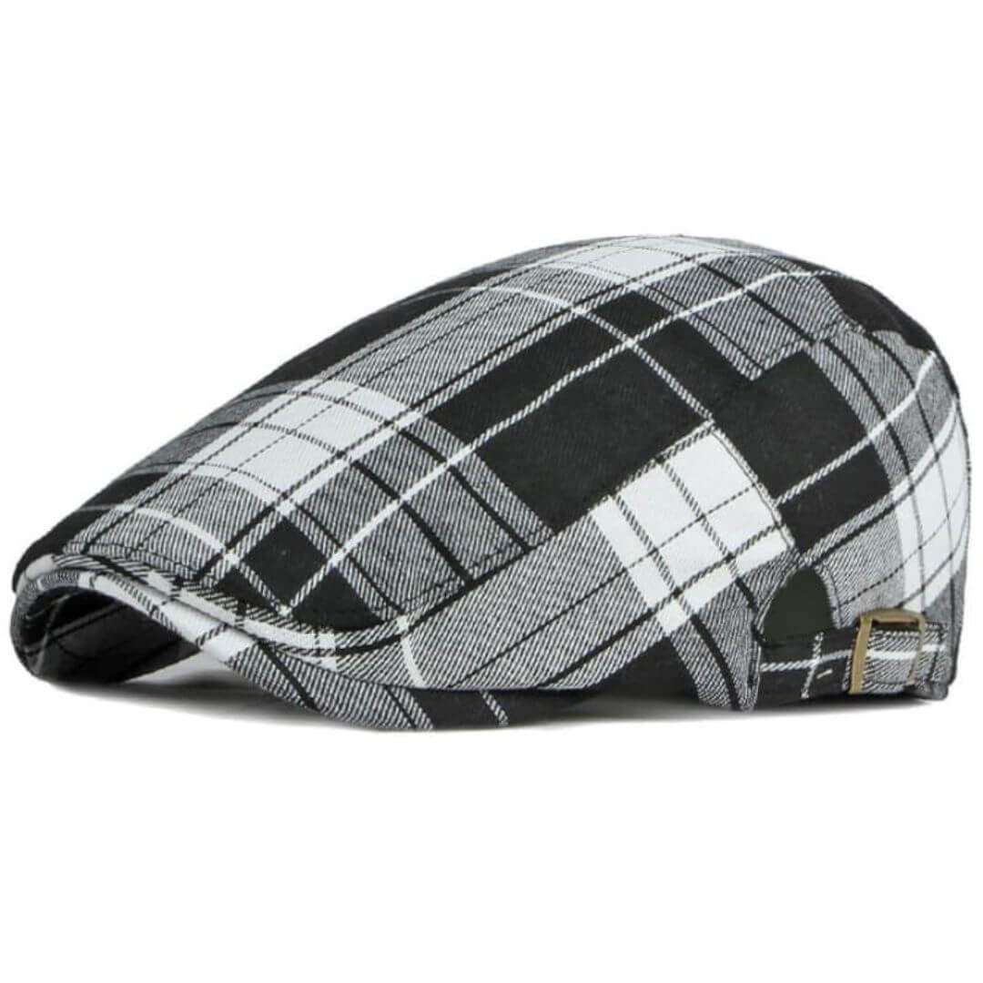 Cappello Piatto Quadri in Cotone | JACKSONVILLE