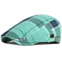 Cappello Piatto Quadri in Cotone | JACKSONVILLE
