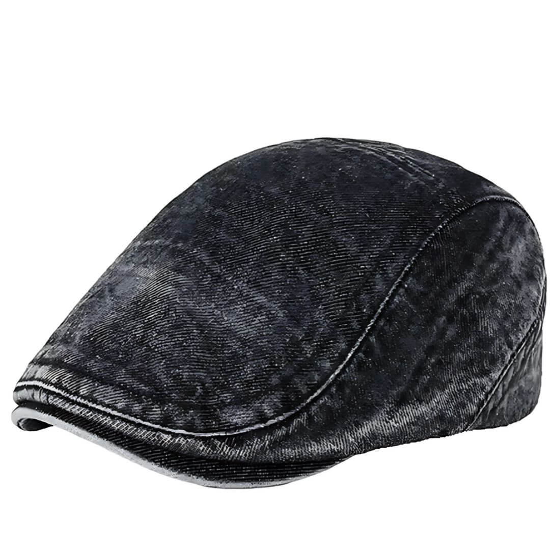 Denim Washed Flat Cap | LEXINGTON