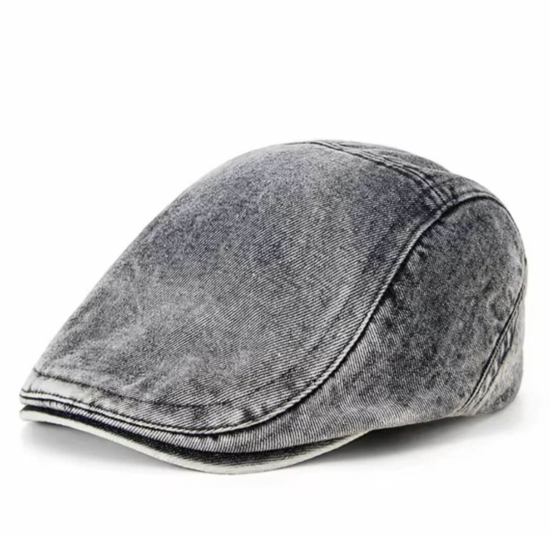 Denim Washed Flat Cap | LEXINGTON