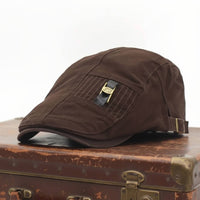 Cappello Piatto in Cotone Twill | HARTFORD" can be rewritten as "HARTFORD Twill Cotton Flat Cap.