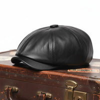 Monaco Pelle Cappello Piatto
