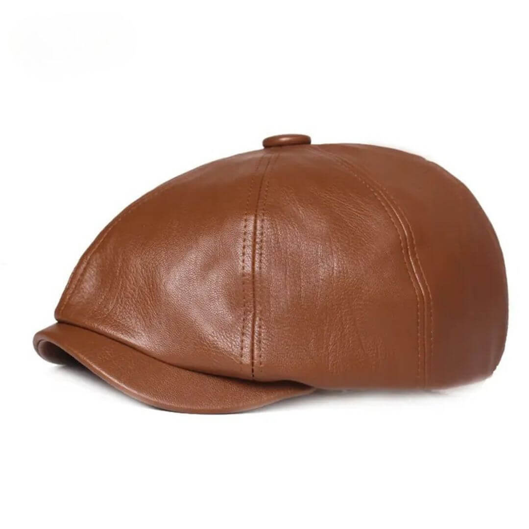 Monaco Pelle Cappello Piatto