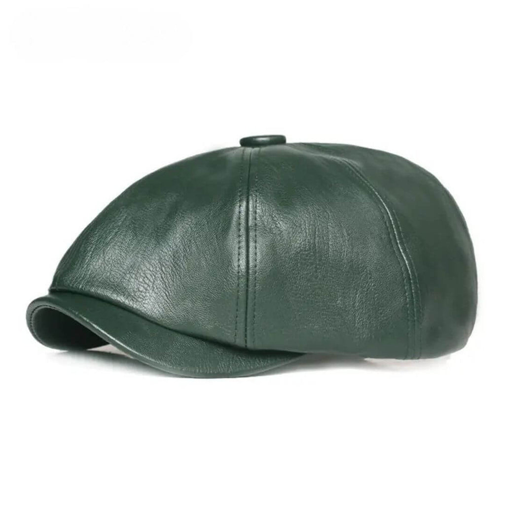Monaco Pelle Cappello Piatto