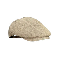 Monaco Flat Hat in Linen Blend