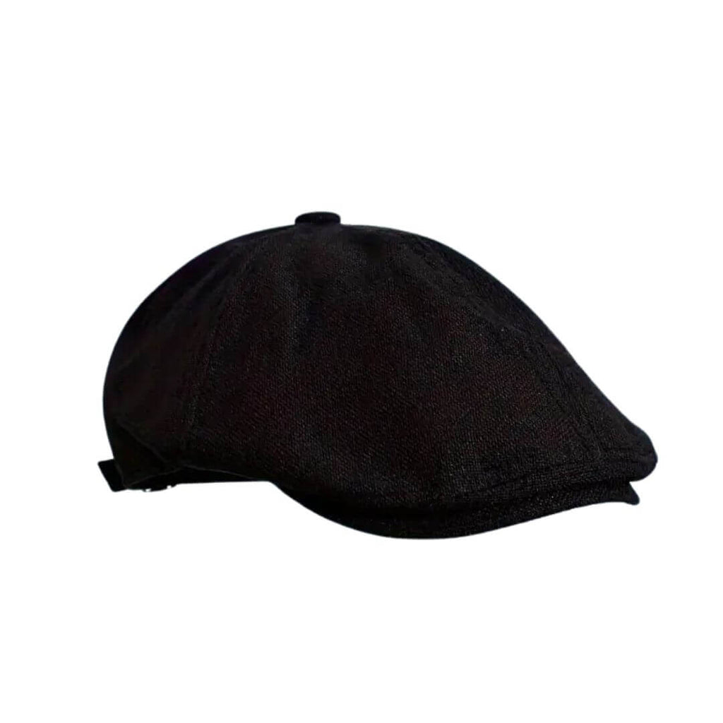 Monaco Flat Hat in Linen Blend