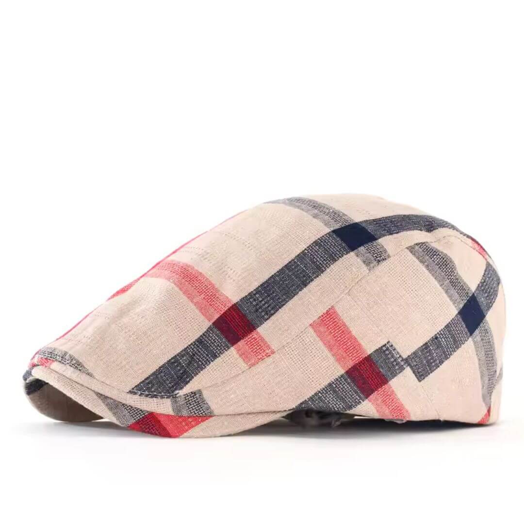 Cappello Piatto Quadri in Cotone | ROSCOE