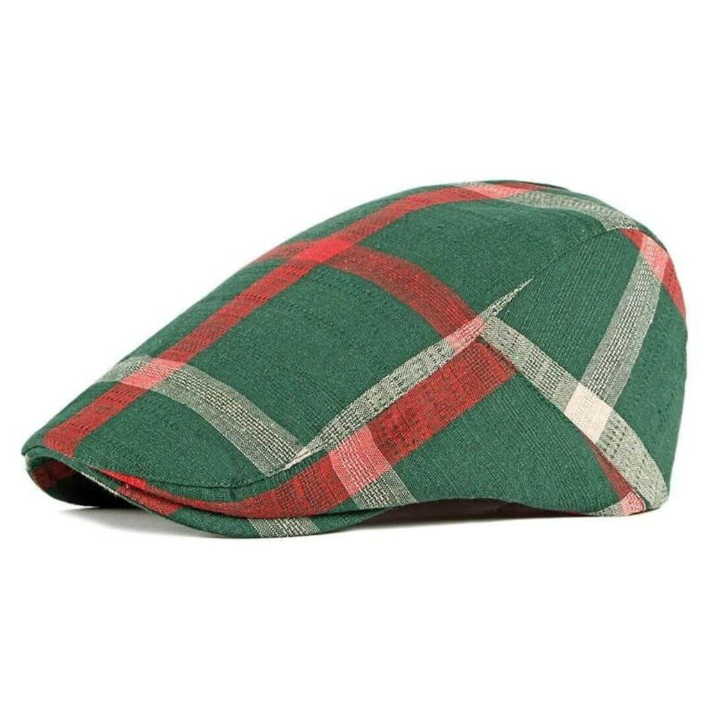 Cappello Piatto Quadri in Cotone | ROSCOE