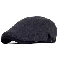 Wool Houndstooth Flat Cap | SCOTTSDALE