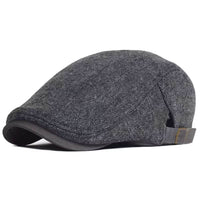 Wool Houndstooth Flat Cap | SCOTTSDALE