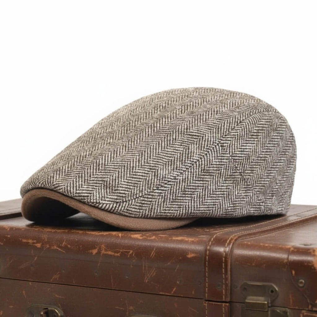 Ivy Wool Houndstooth Hat | ROMA