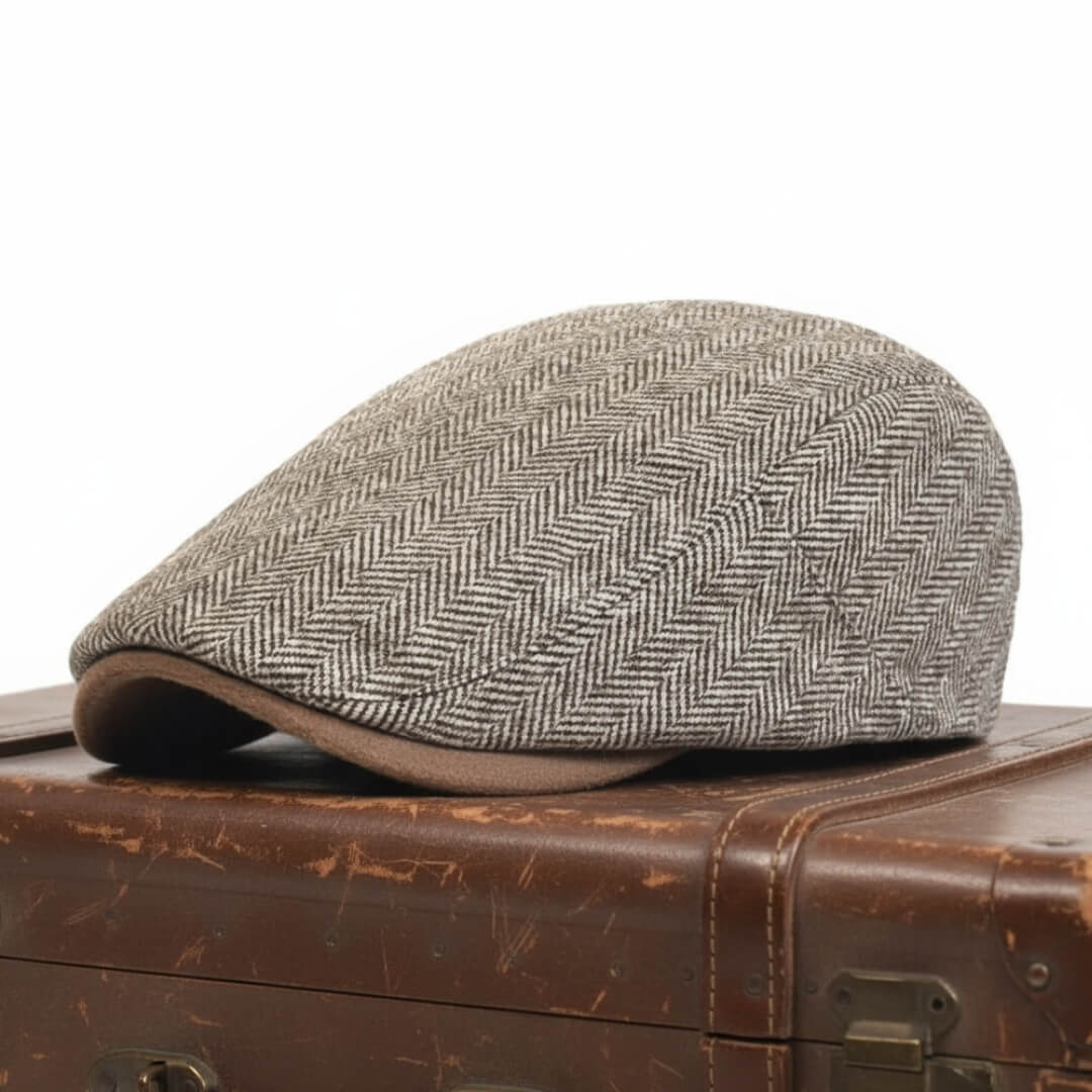 Ivy Wool Houndstooth Hat | ROMA