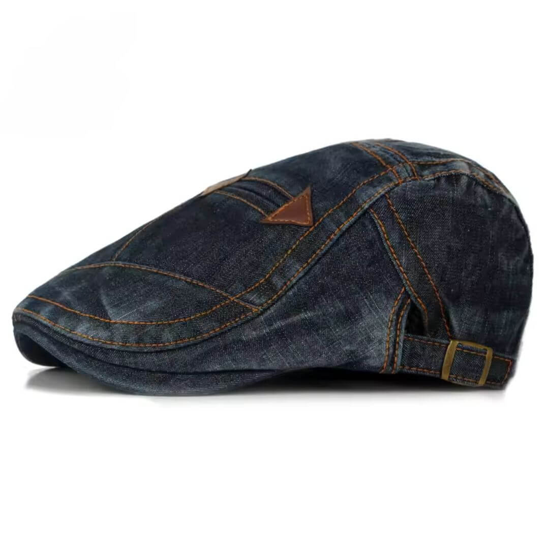 Barstow Denim Flat Cap