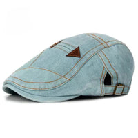 Barstow Denim Flat Cap
