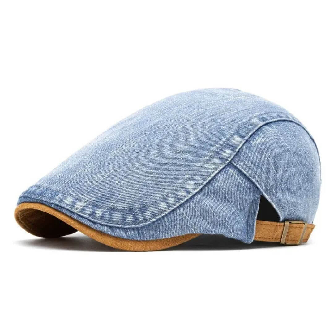 FARGO Denim Flat Cap