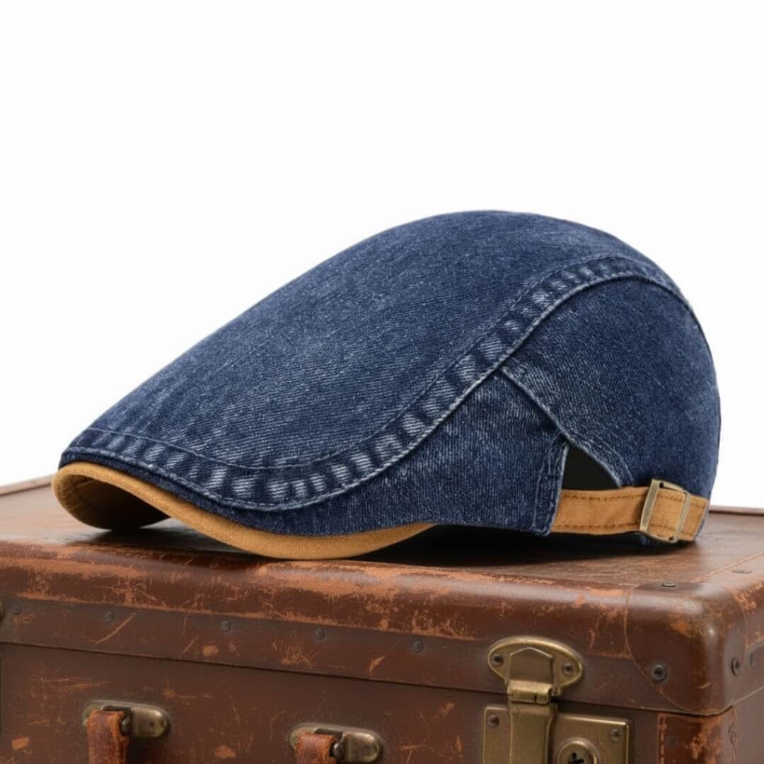 FARGO Denim Flat Cap