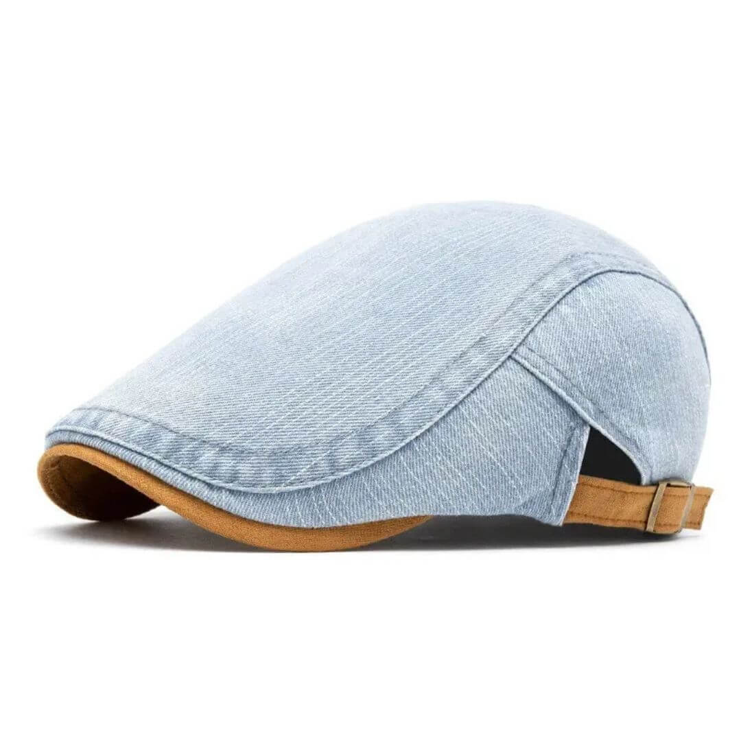FARGO Denim Flat Cap
