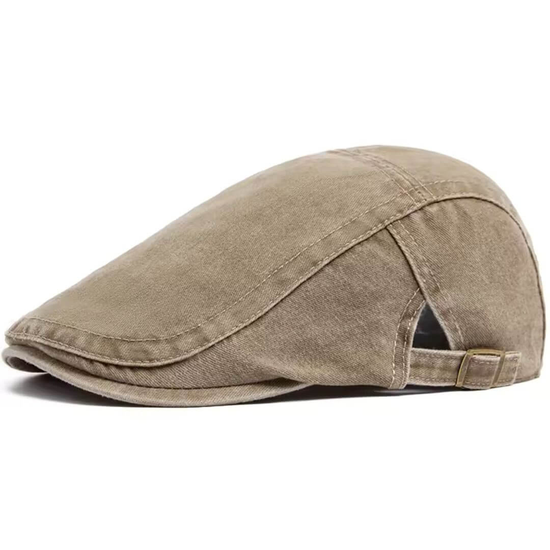 Denim Washed Flat Cap | DALLAS