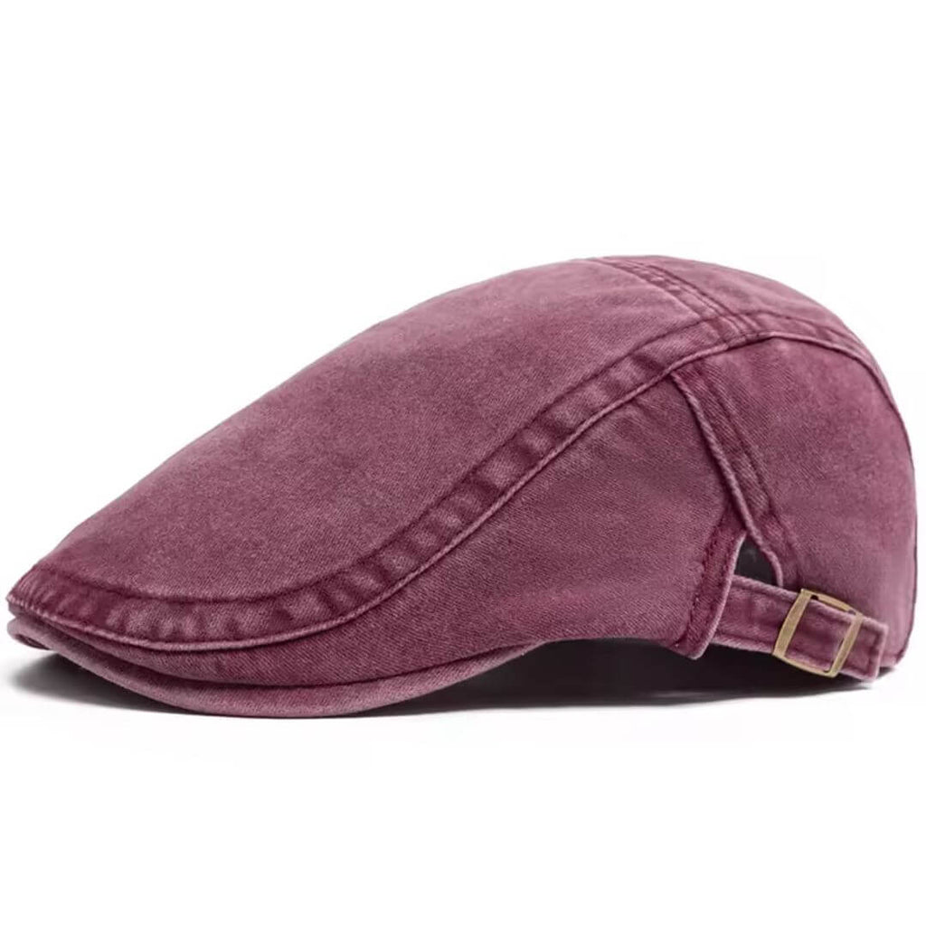 Denim Washed Flat Cap | DALLAS