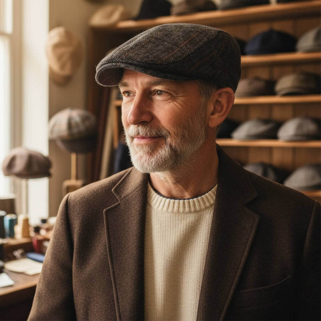 Wool Blend Flat Cap | BRUXELLES