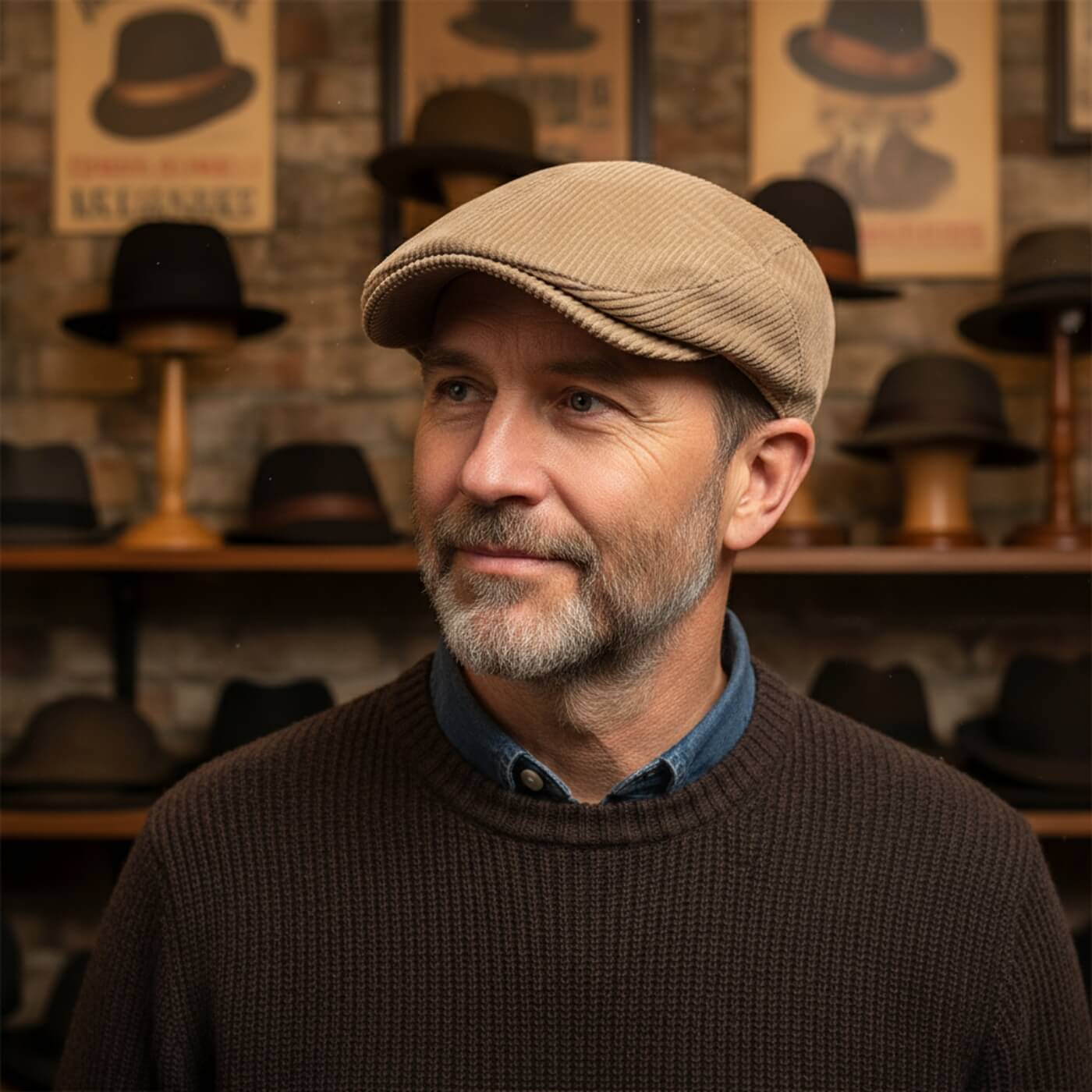 Cappello Pilota in Corduroy | HUGO