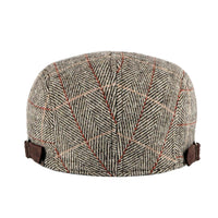 Cappello Piatto in Cotone a Motivo Spina di Pesce | LAWTON