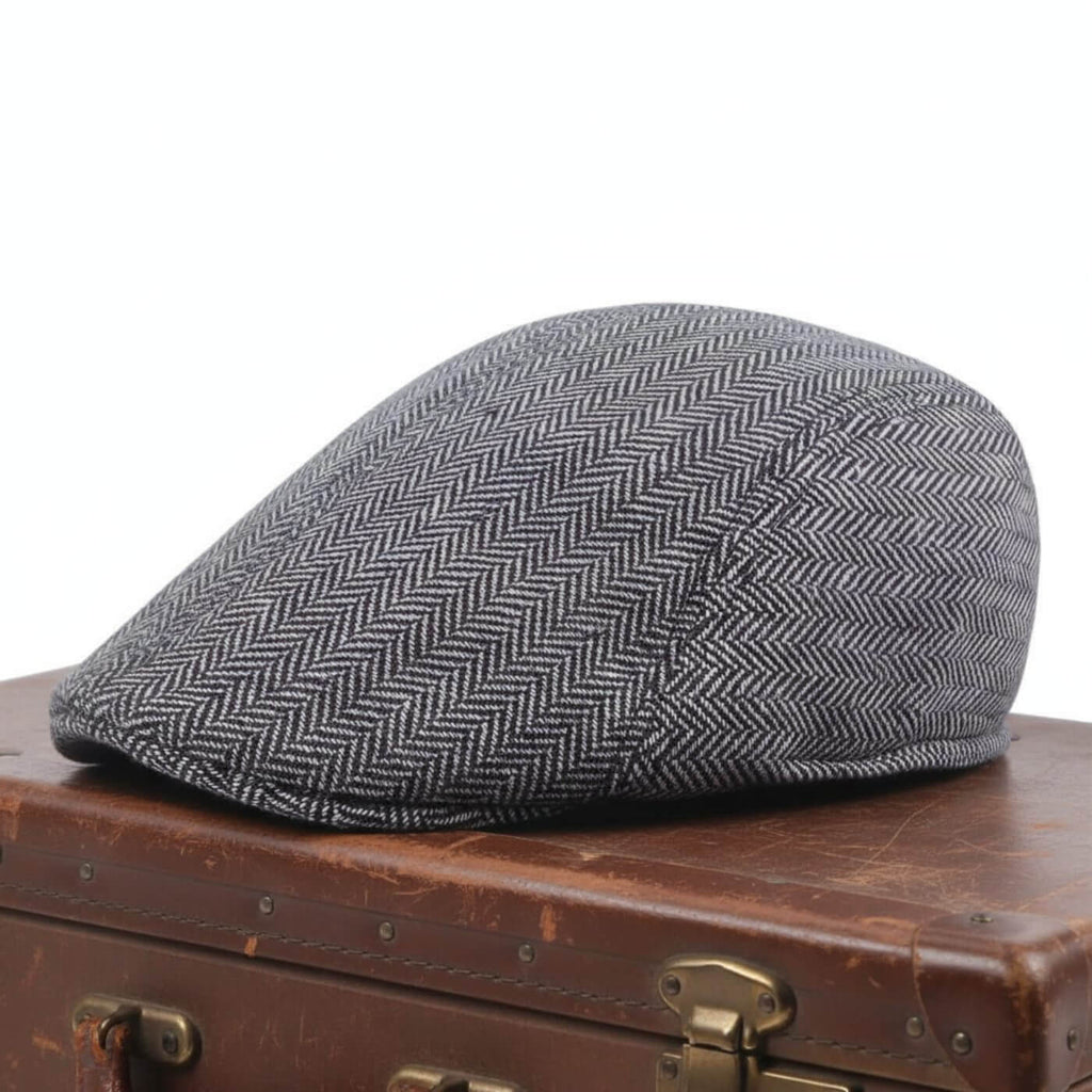 Hat in Houndstooth Cotton Blend | PUEBLO