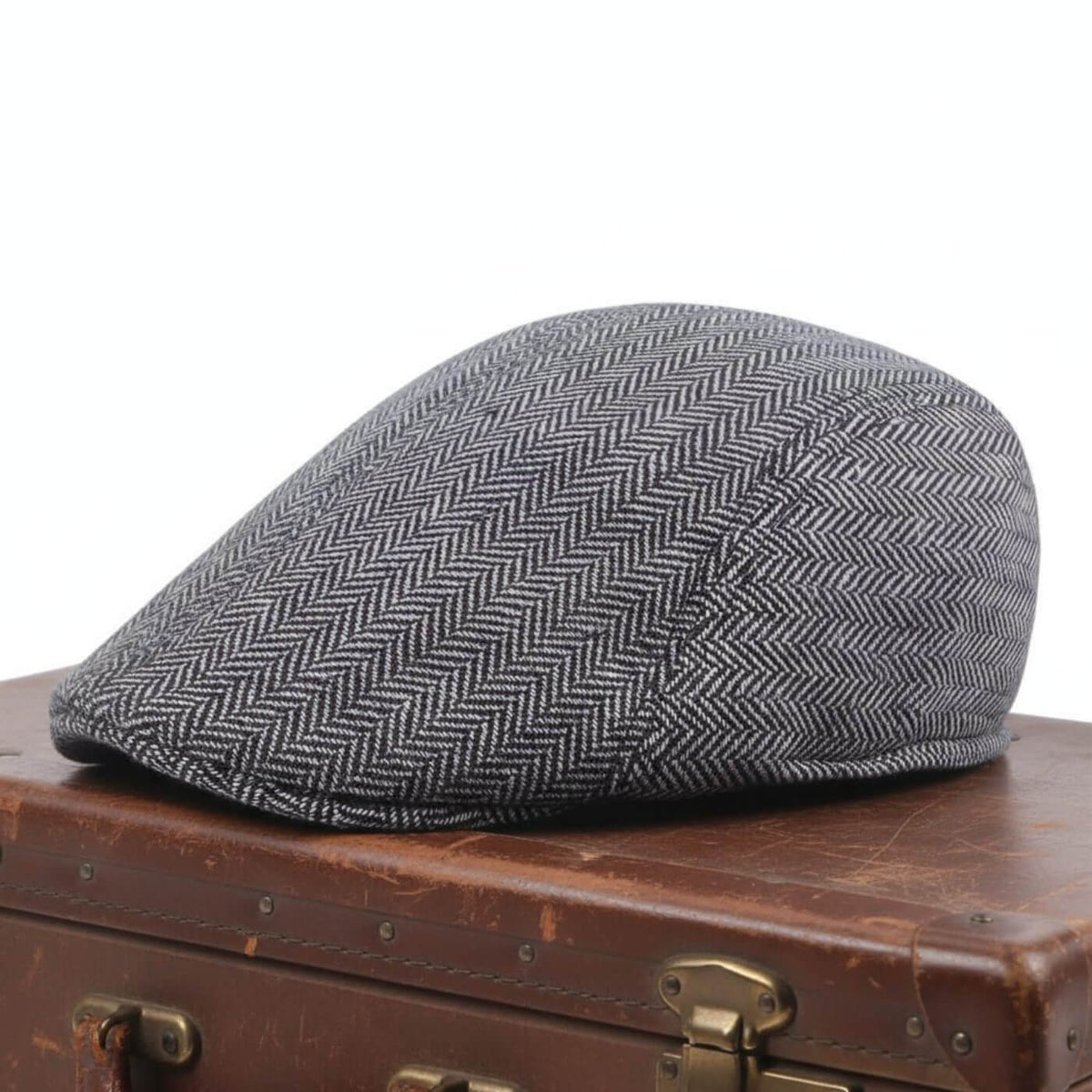 Hat in Houndstooth Cotton Blend | PUEBLO