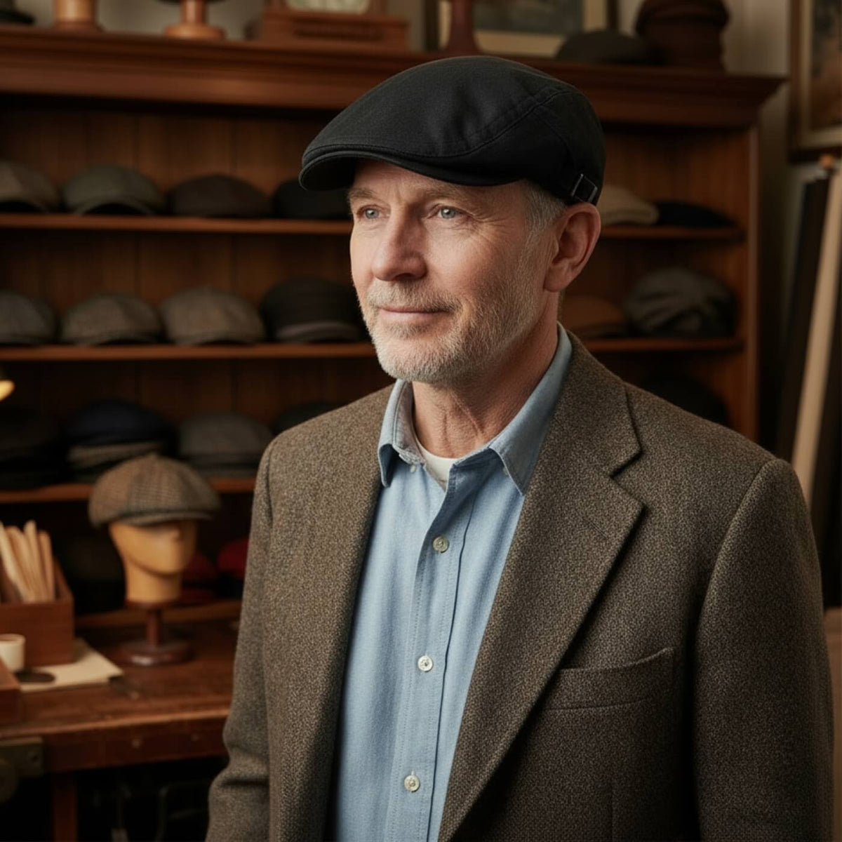 Cappello Piatto in Cotone - Modello SPARTANBURG
