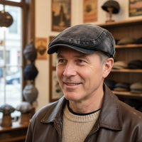 LOGAN Lavato Denim Flat Cap