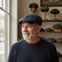 Barstow Denim Flat Cap