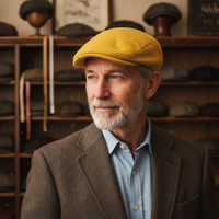 Cappello Piatto in Velluto a Coste - Modello DAKOTA