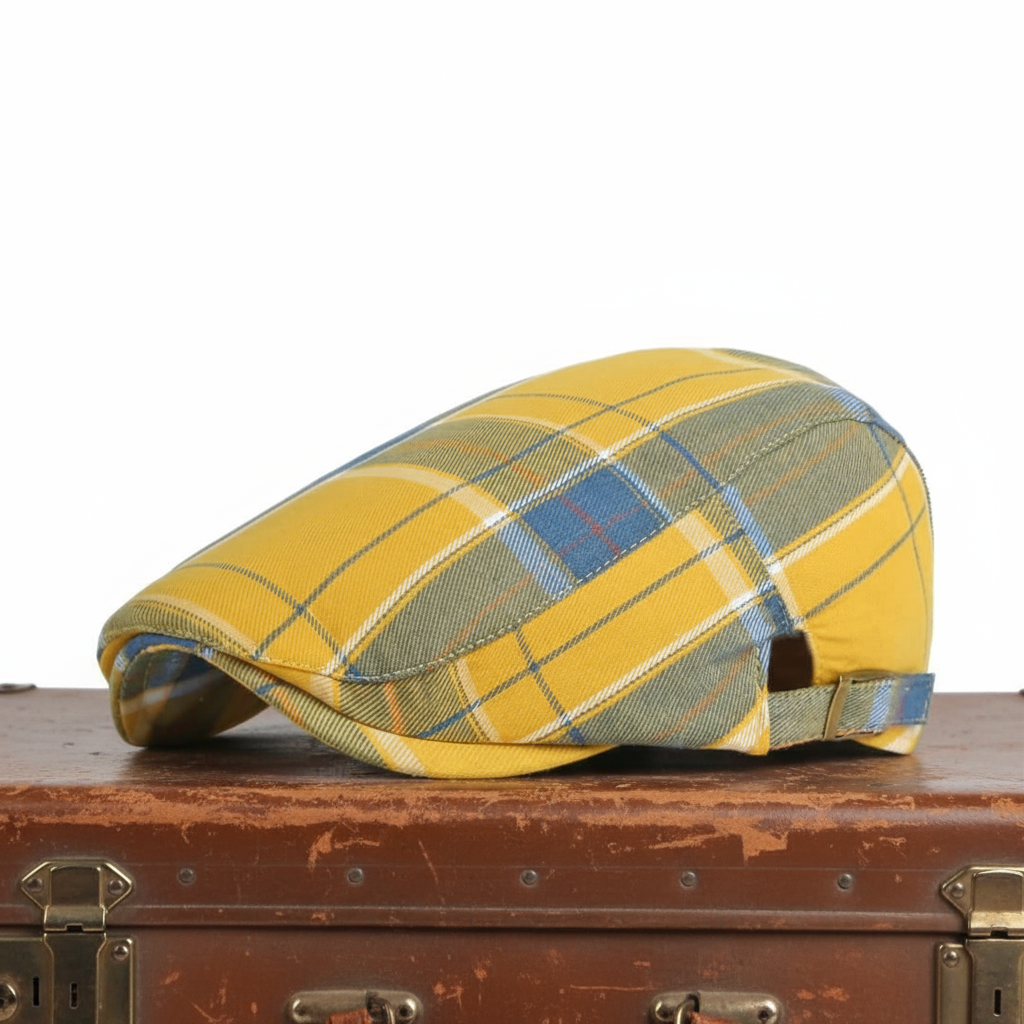 Cappello Piatto Quadri in Cotone | JACKSONVILLE